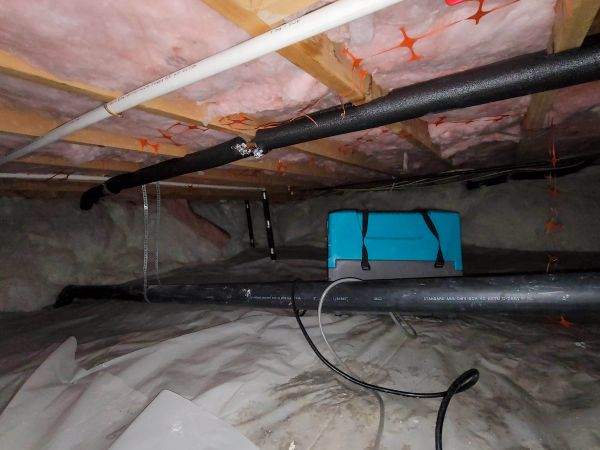 Crawl Space Water Remediation in Richardson